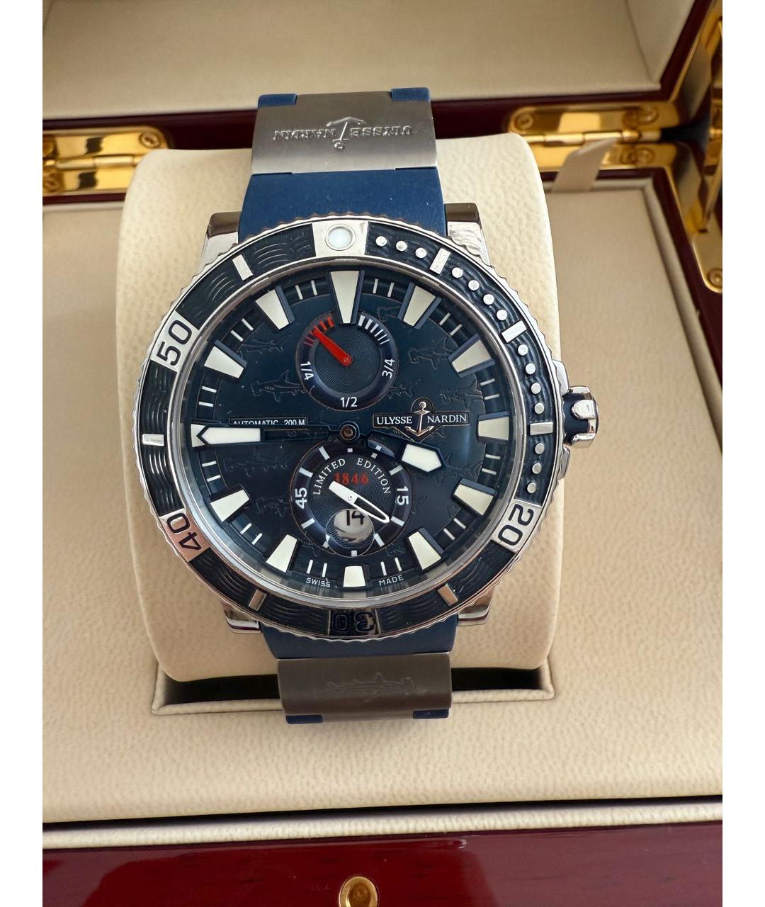 Ulysse Nardin Синие часы, фото 2