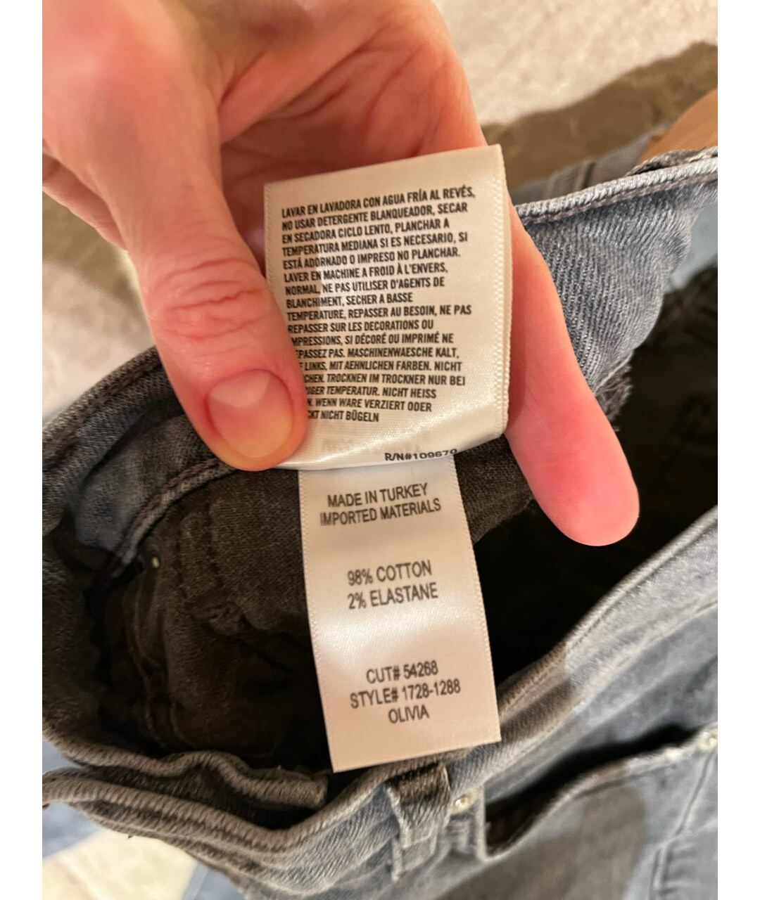 CITIZENS OF HUMANITY Антрацитовые хлопковые джинсы слим, фото 4