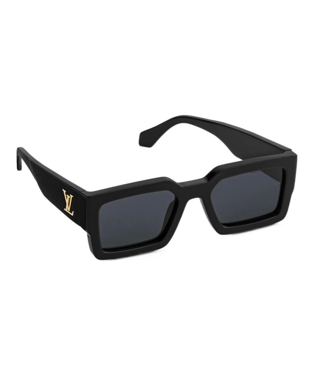 LOUIS VUITTON Черные пластиковые солнцезащитные очки, фото 1