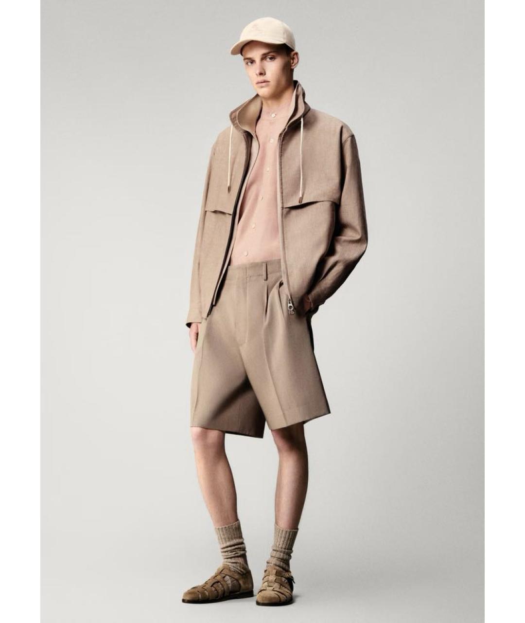 LORO PIANA Бежевая хлопковая кепка/бейсболка, фото 5