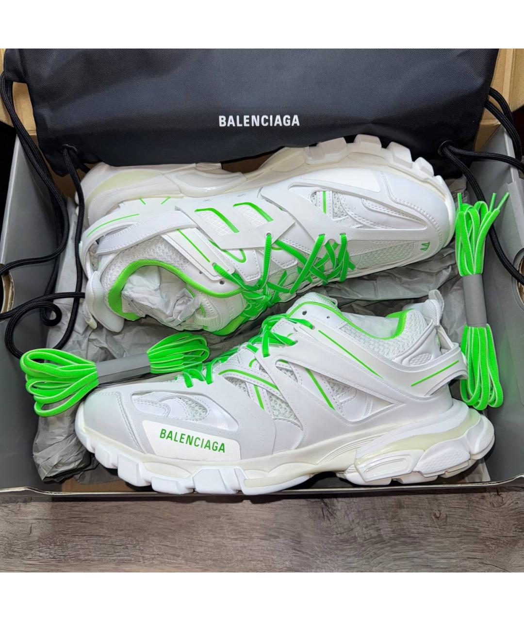 BALENCIAGA Белые низкие кроссовки / кеды, фото 3