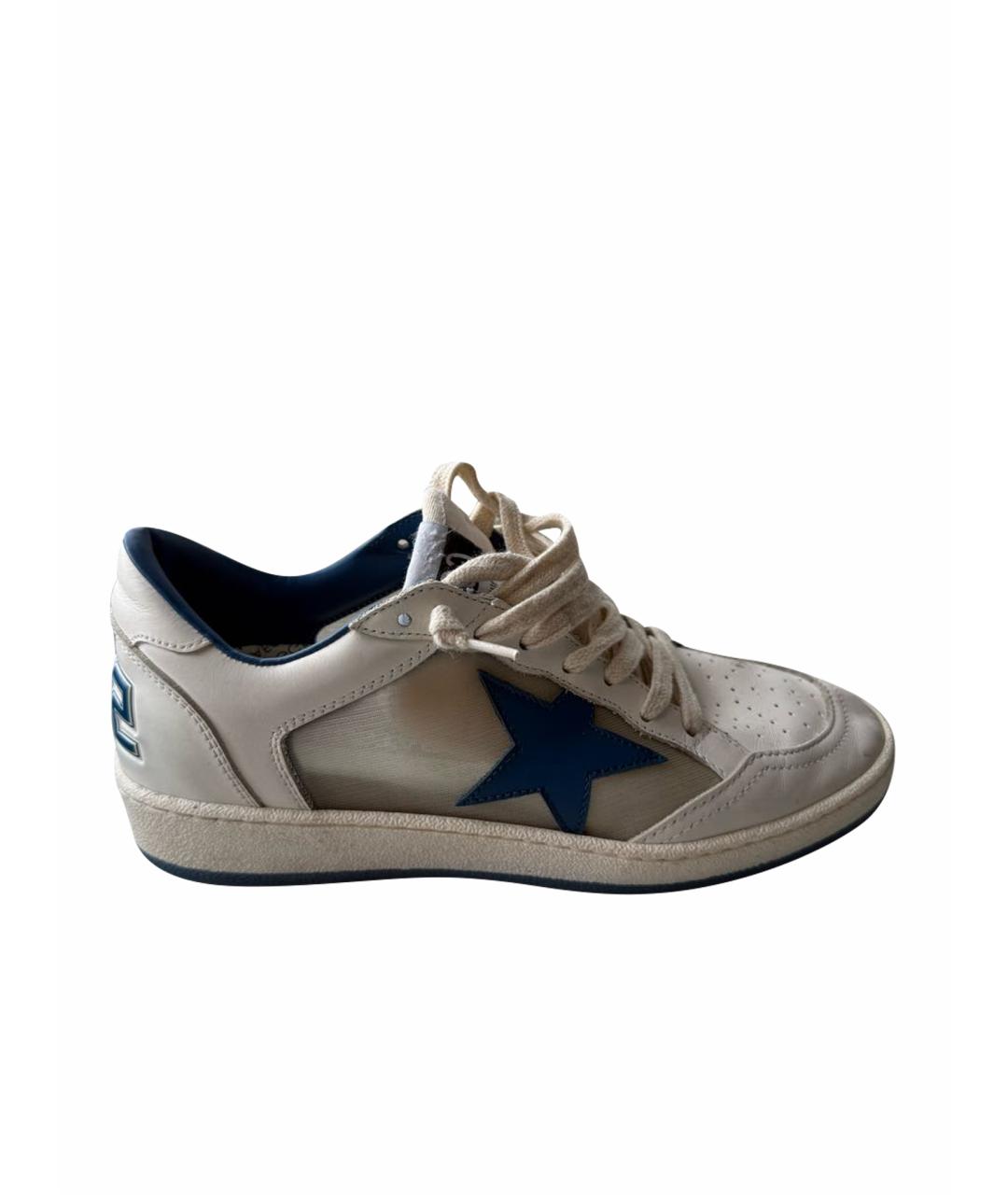 GOLDEN GOOSE DELUXE BRAND Белые кожаные кроссовки, фото 1