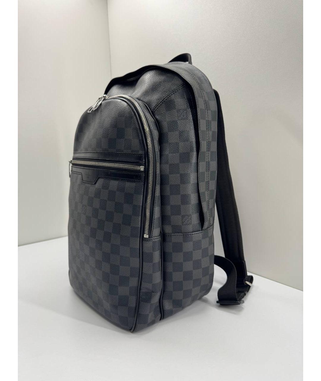 LOUIS VUITTON Черный рюкзак, фото 4