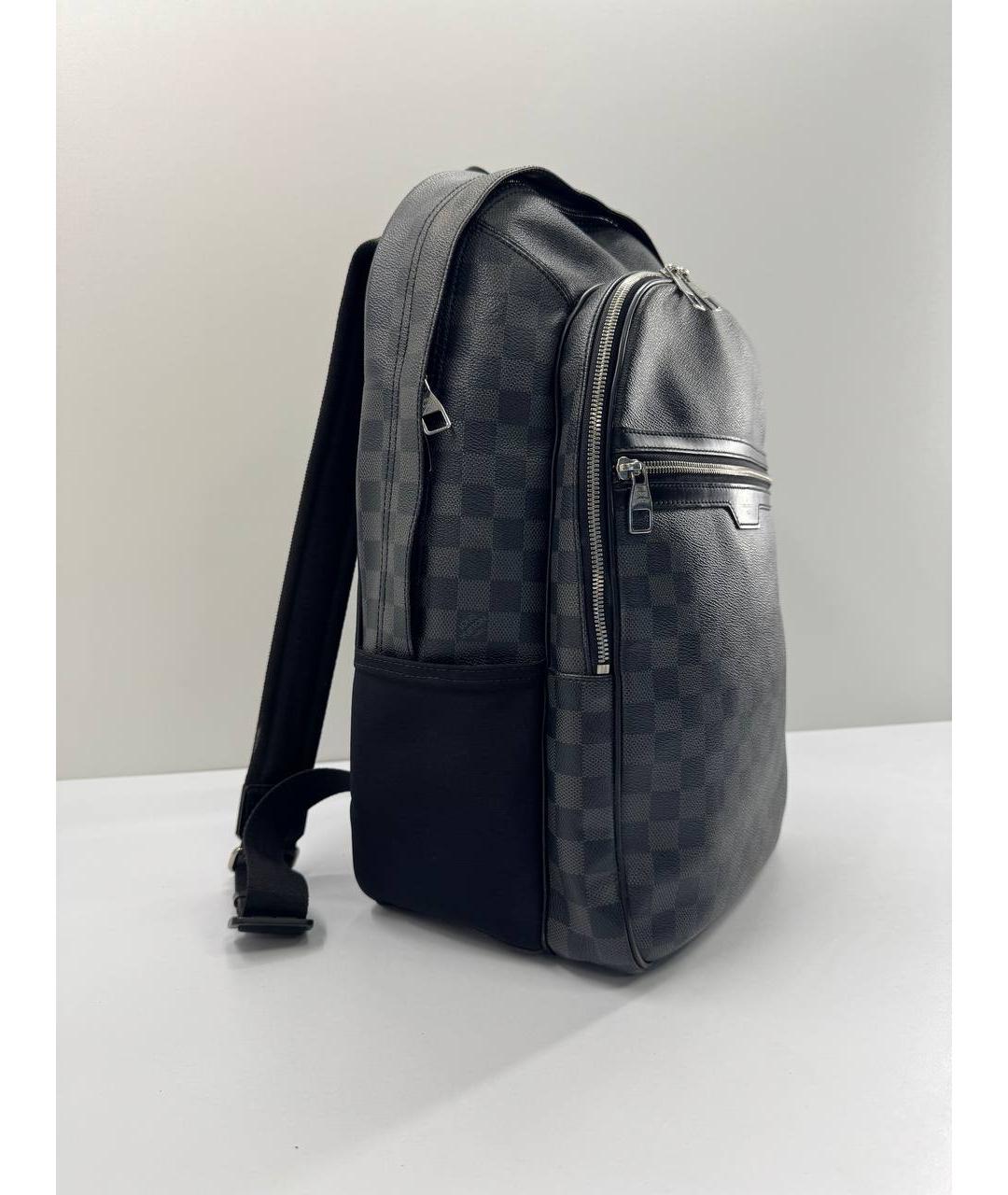 LOUIS VUITTON Черный рюкзак, фото 5
