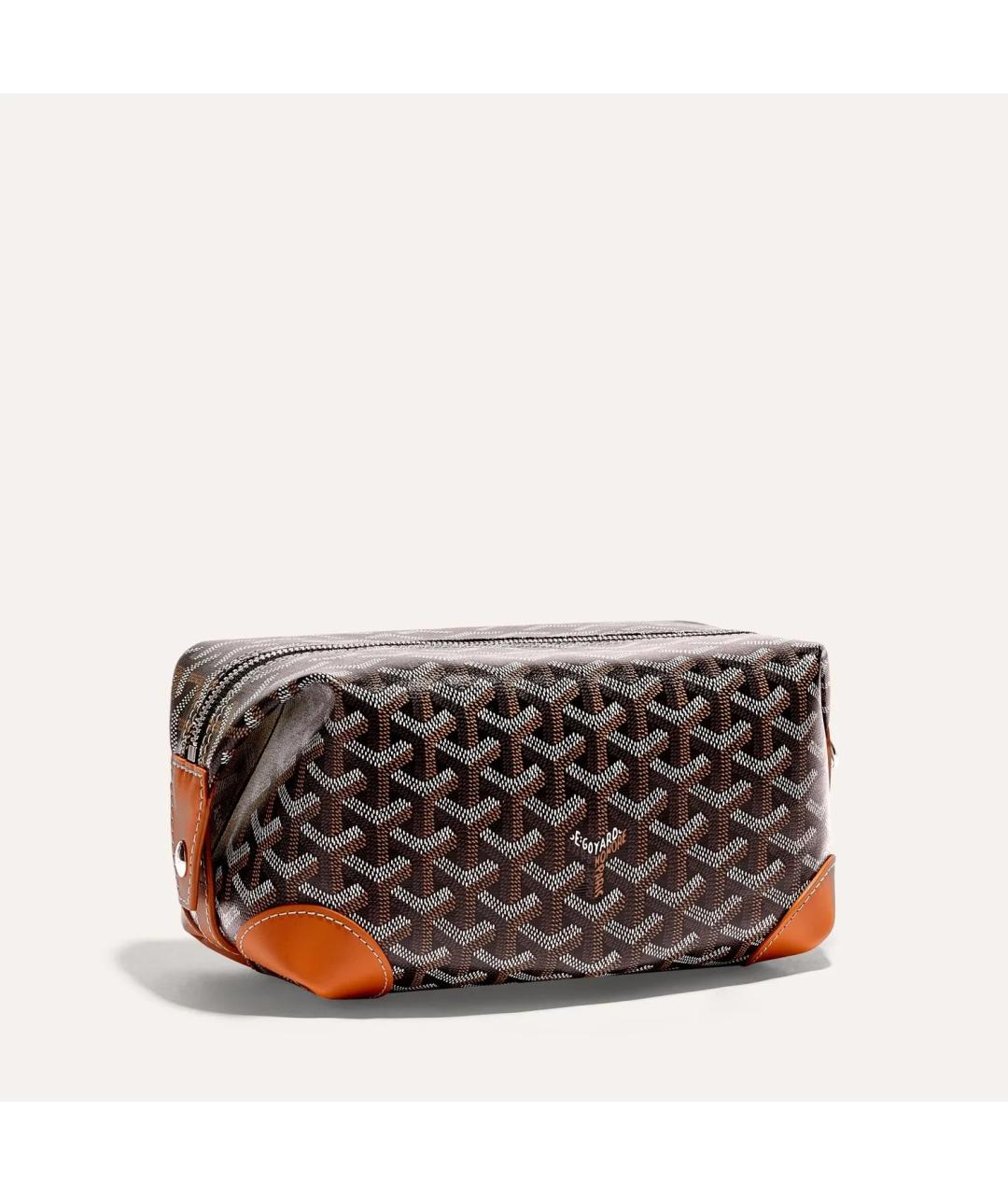 GOYARD Коричневая косметичка, фото 5