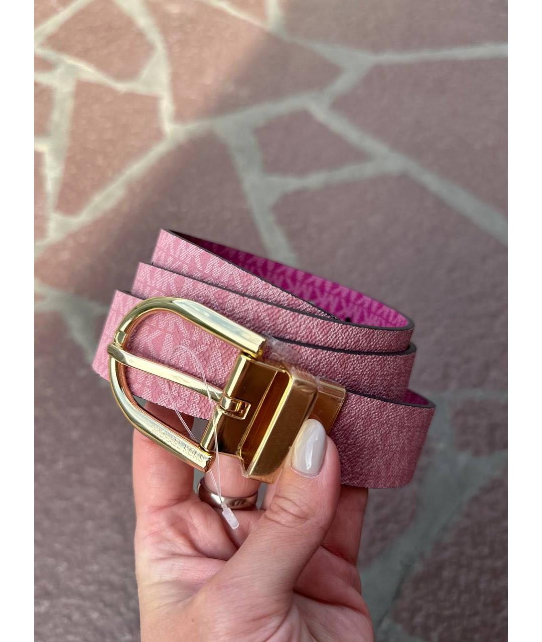 MICHAEL KORS Розовый ремень, фото 5