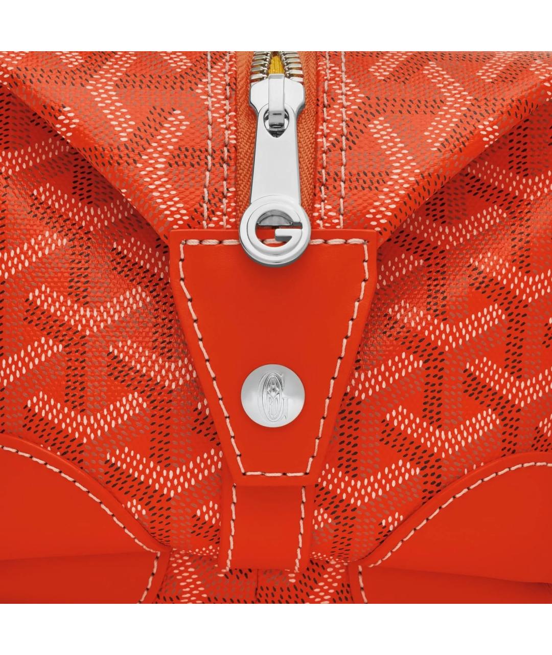 GOYARD Оранжевая косметичка, фото 4