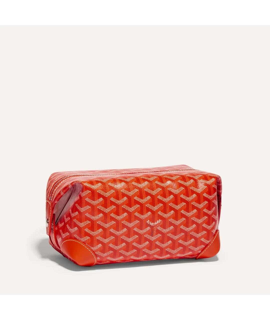 GOYARD Оранжевая косметичка, фото 5