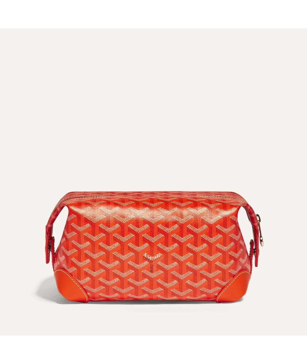 GOYARD Оранжевая косметичка, фото 2