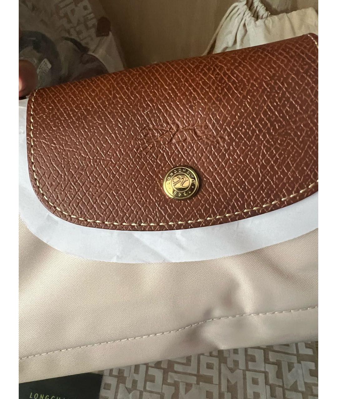 LONGCHAMP Бежевая сумка тоут, фото 3