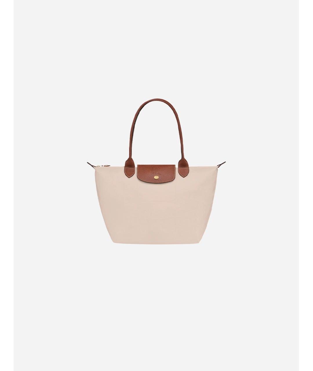 LONGCHAMP Бежевая сумка тоут, фото 5