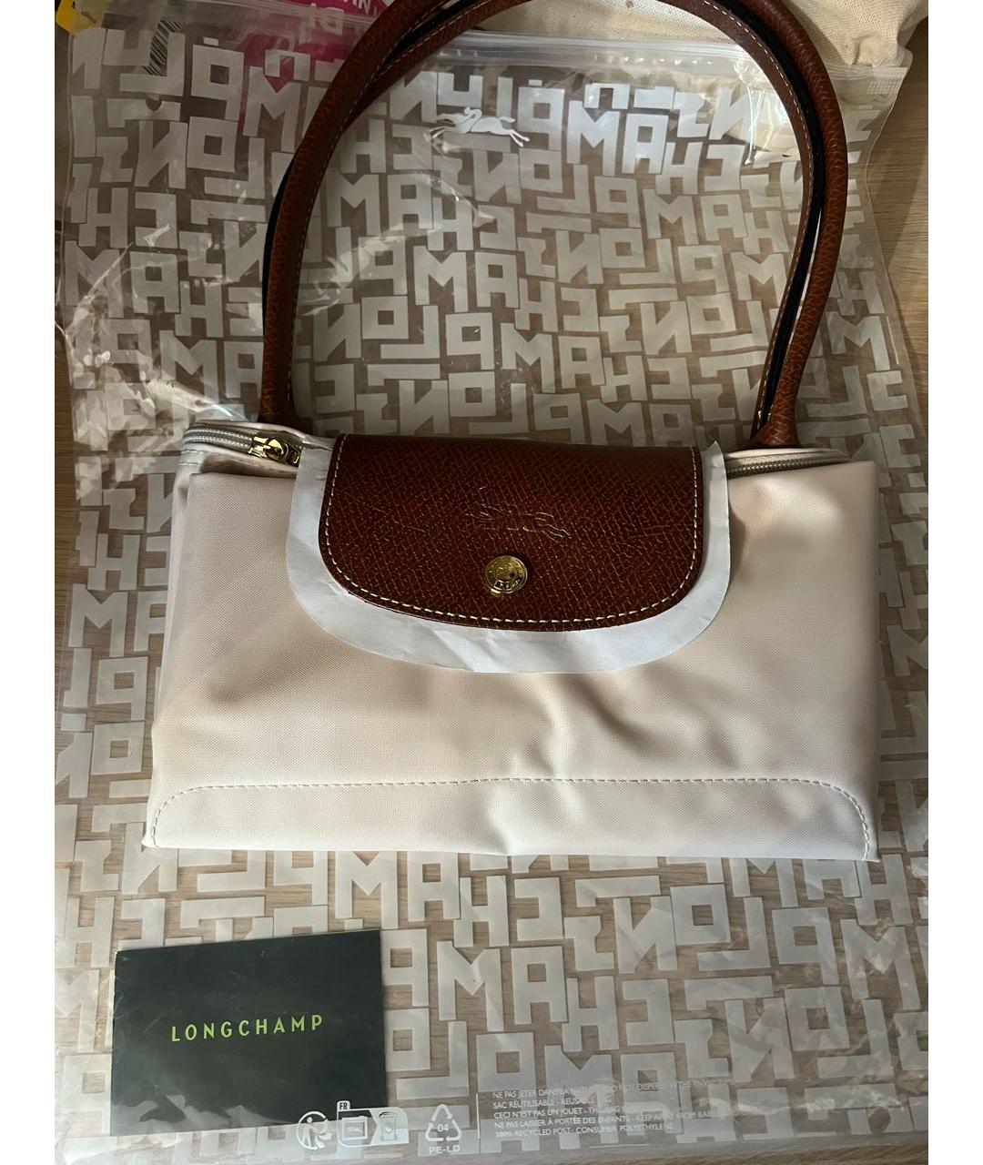 LONGCHAMP Бежевая сумка тоут, фото 2