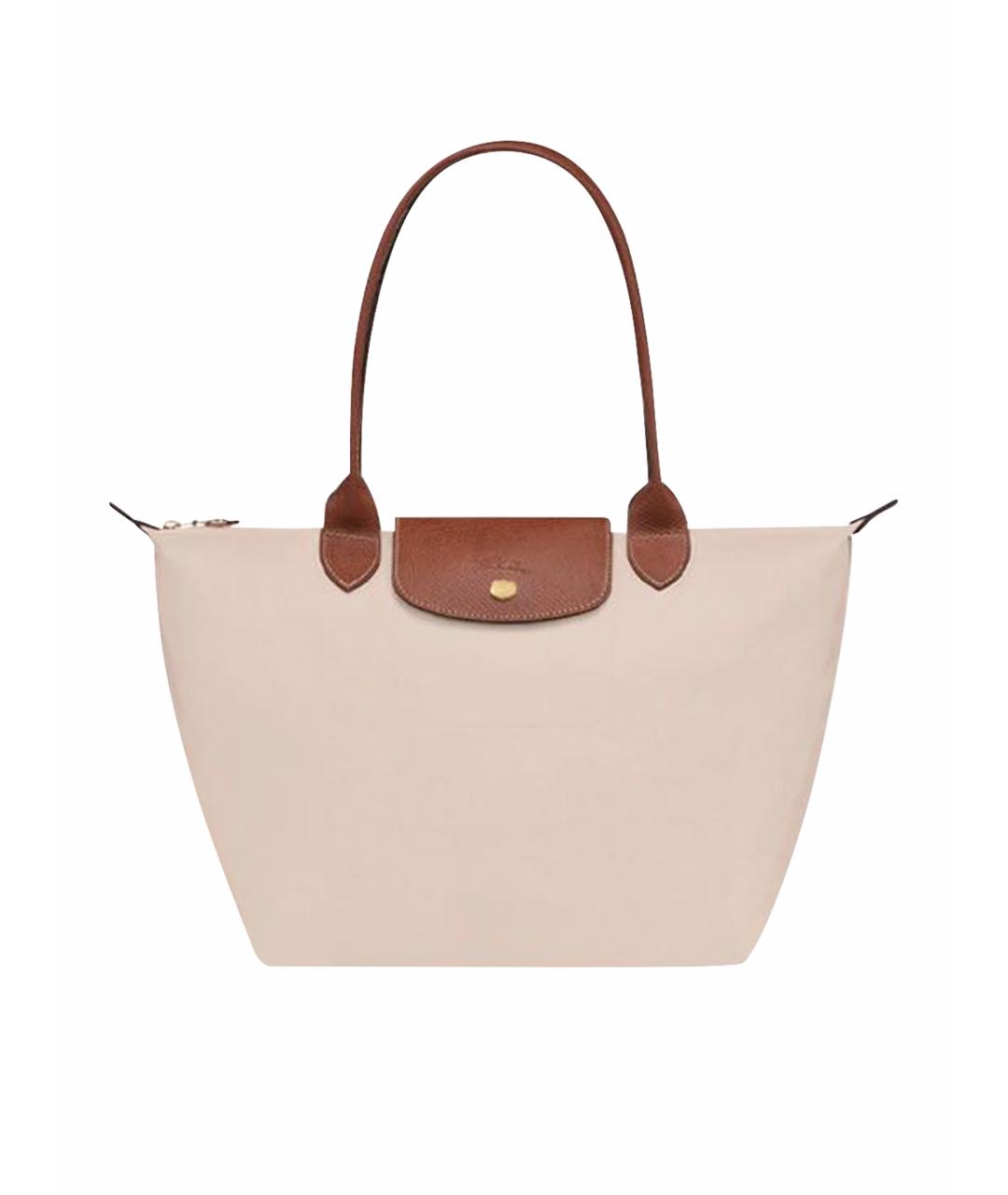 LONGCHAMP Бежевая сумка тоут, фото 1