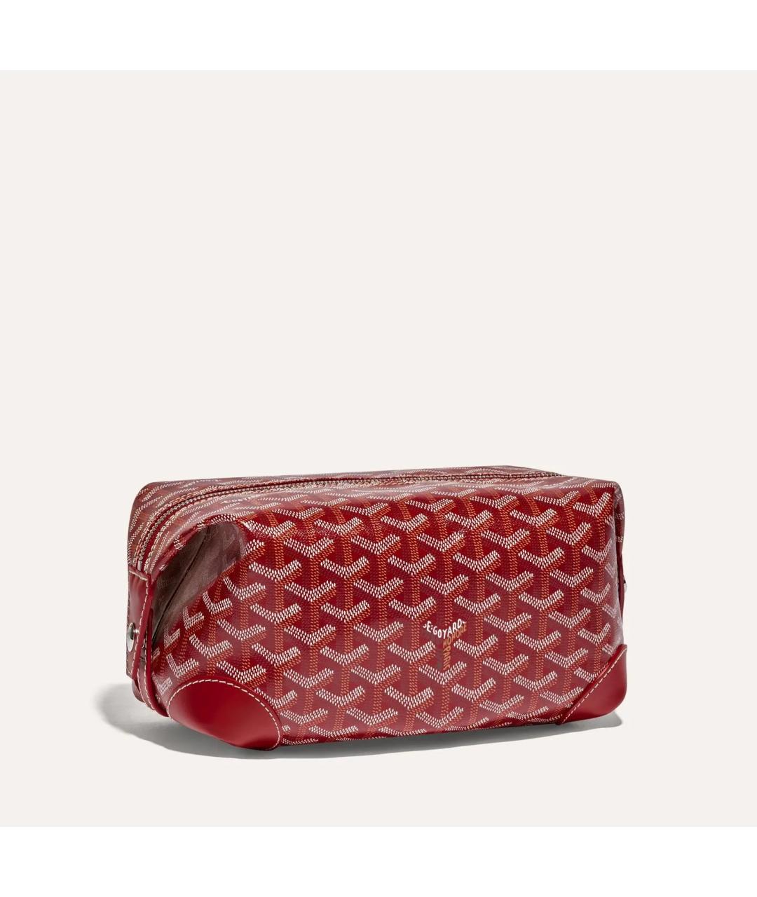 GOYARD Красная косметичка, фото 5
