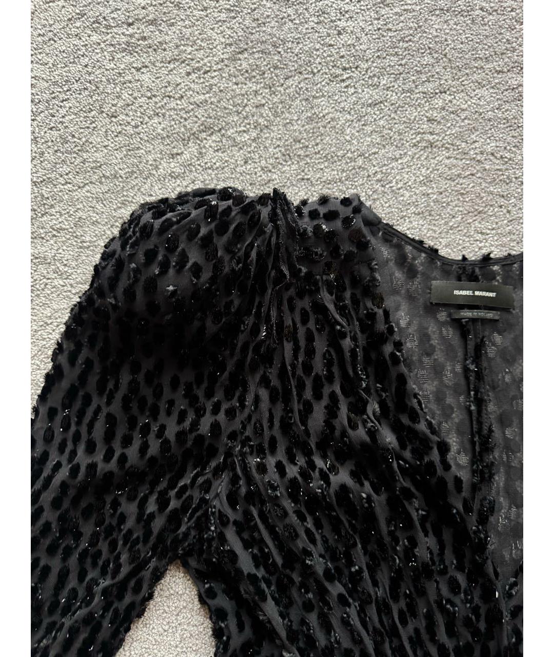 ISABEL MARANT Черное вискозное вечернее платье, фото 3