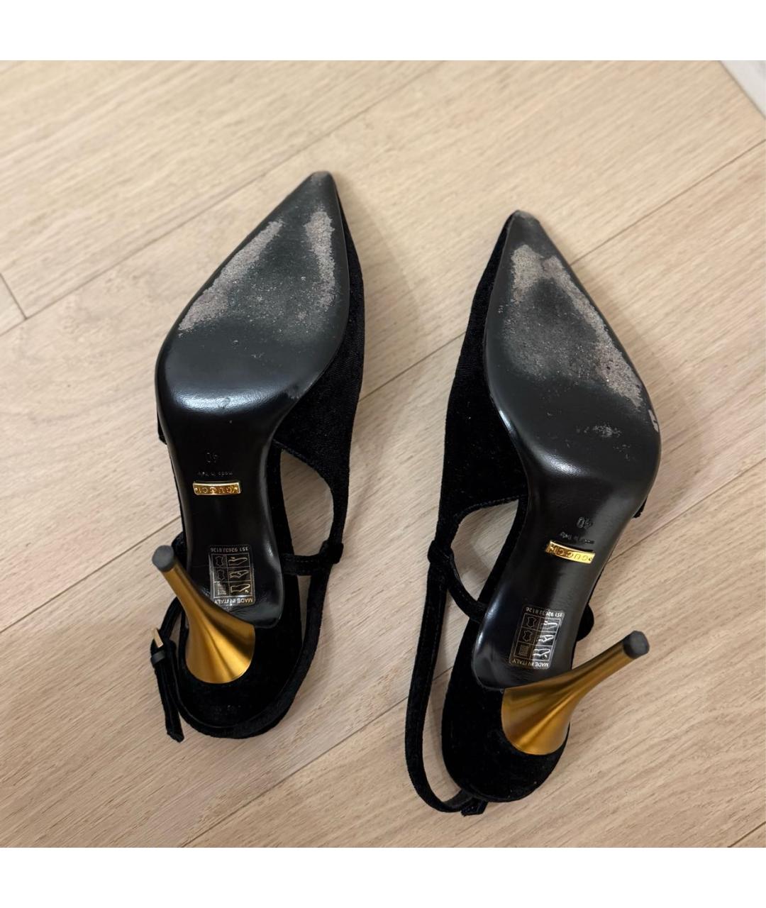 GUCCI Бархатные туфли, фото 3