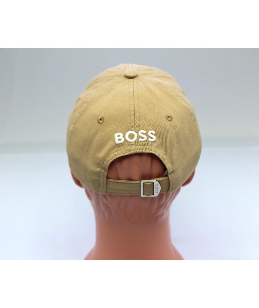 HUGO BOSS Бежевая хлопковая кепка/бейсболка, фото 4