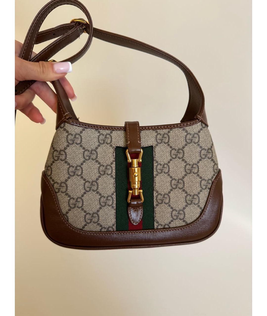 GUCCI Коричневая сумка через плечо, фото 9