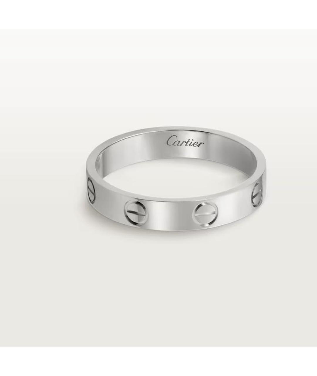 CARTIER Серебряное кольцо из белого золота, фото 4