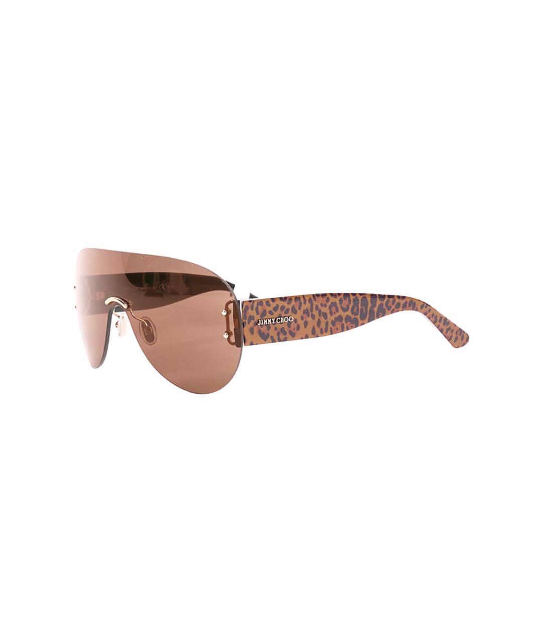 JIMMY CHOO Коричневые солнцезащитные очки, фото 1