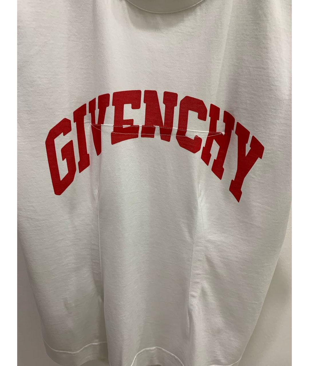GIVENCHY Белая хлопковая футболка, фото 4