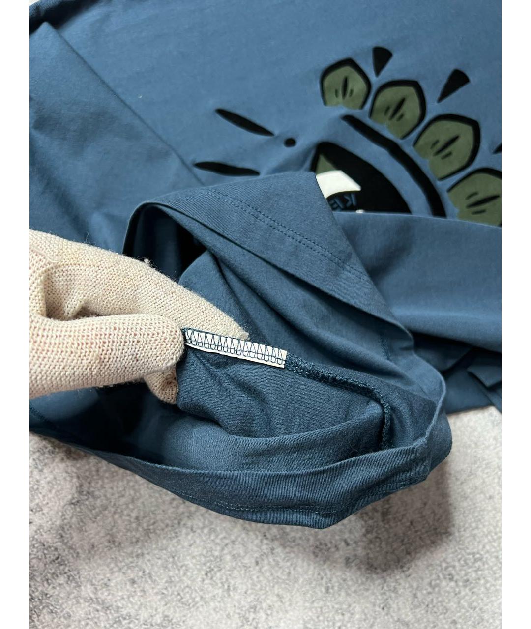 KENZO Зеленая хлопковая футболка, фото 5