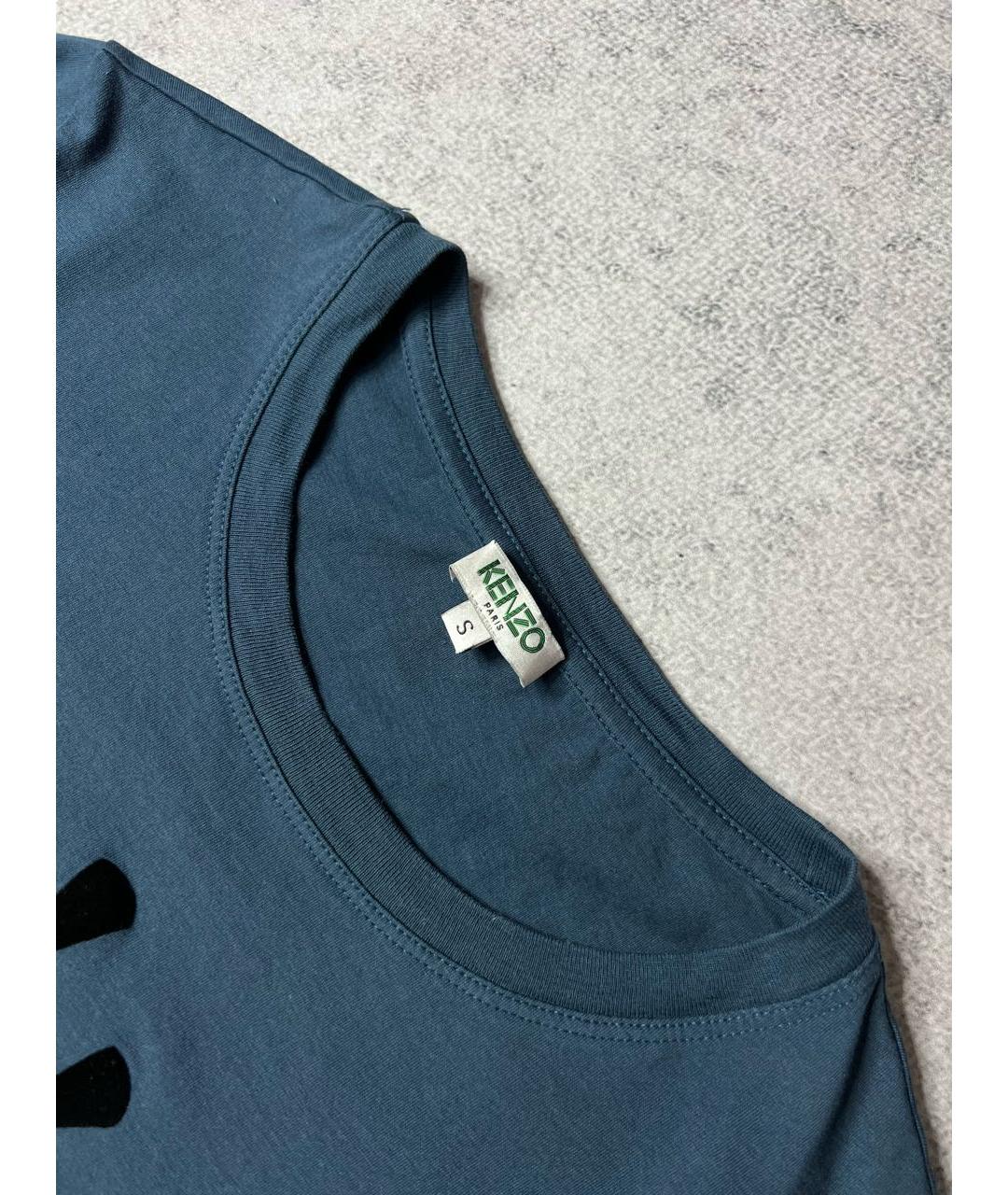 KENZO Зеленая хлопковая футболка, фото 3