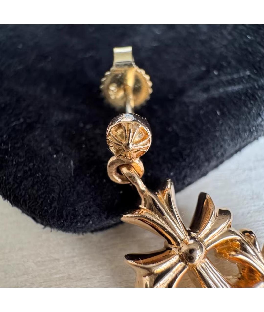CHROME HEARTS Серьги из желтого золота, фото 4