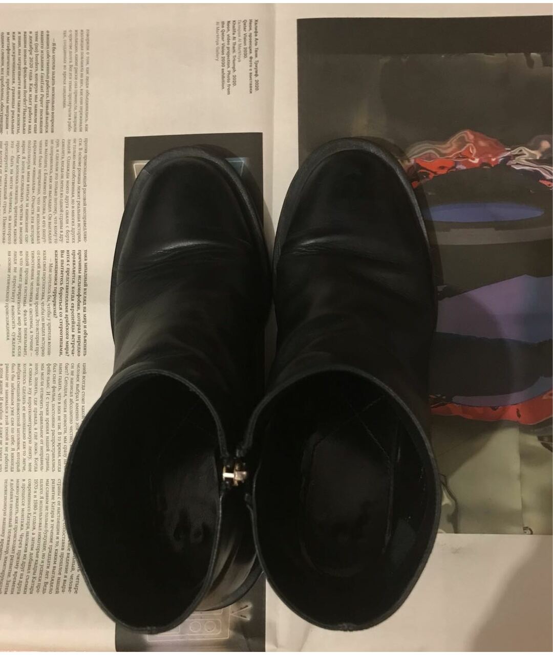 NICHOLAS KIRKWOOD Антрацитовые кожаные ботинки, фото 3