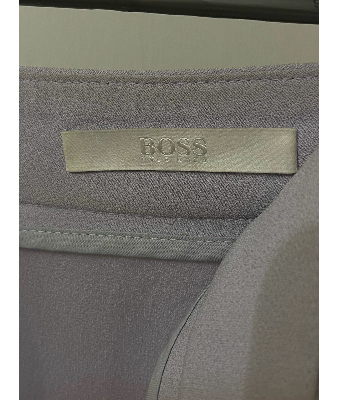 HUGO BOSS Фиолетовые ацетатные брюки широкие, фото 3