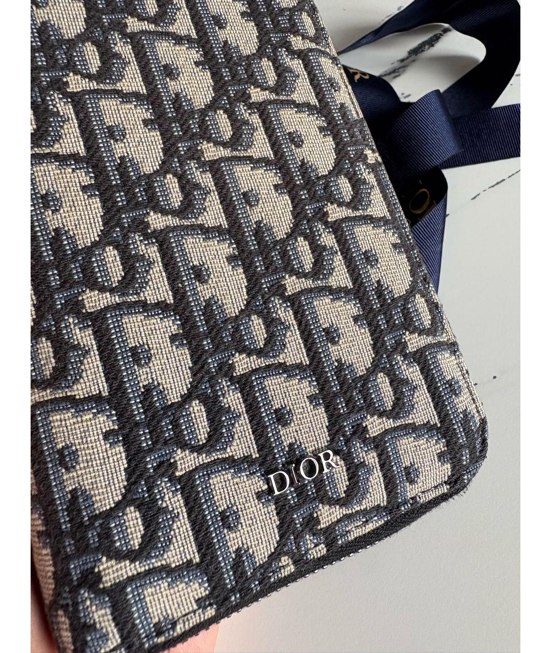 CHRISTIAN DIOR Темно-синий кошелек, фото 5