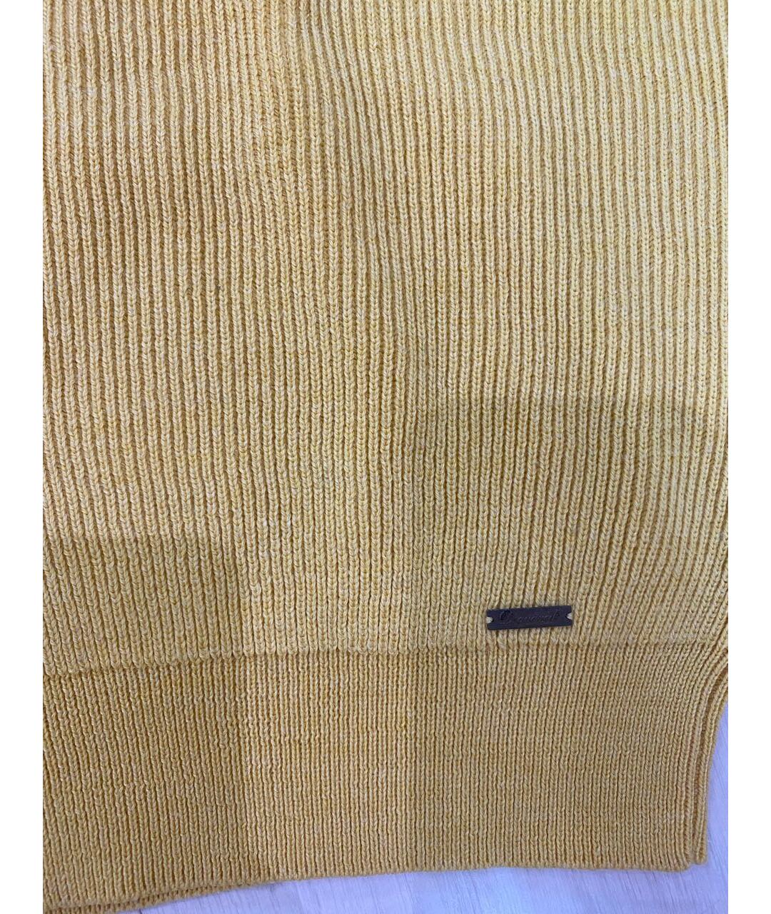 DSQUARED2 Желтый шерстяной джемпер / свитер, фото 4