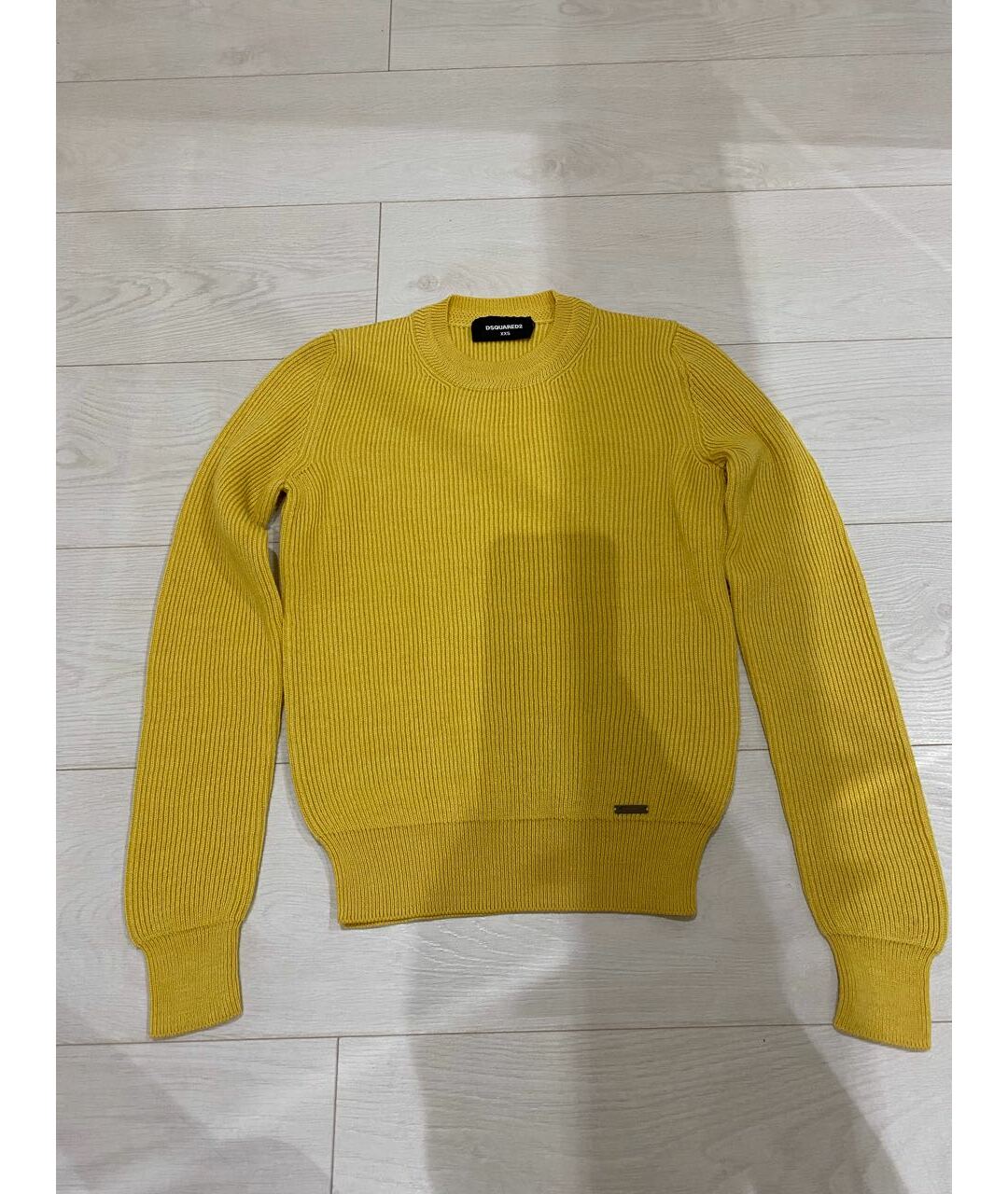 DSQUARED2 Желтый шерстяной джемпер / свитер, фото 8