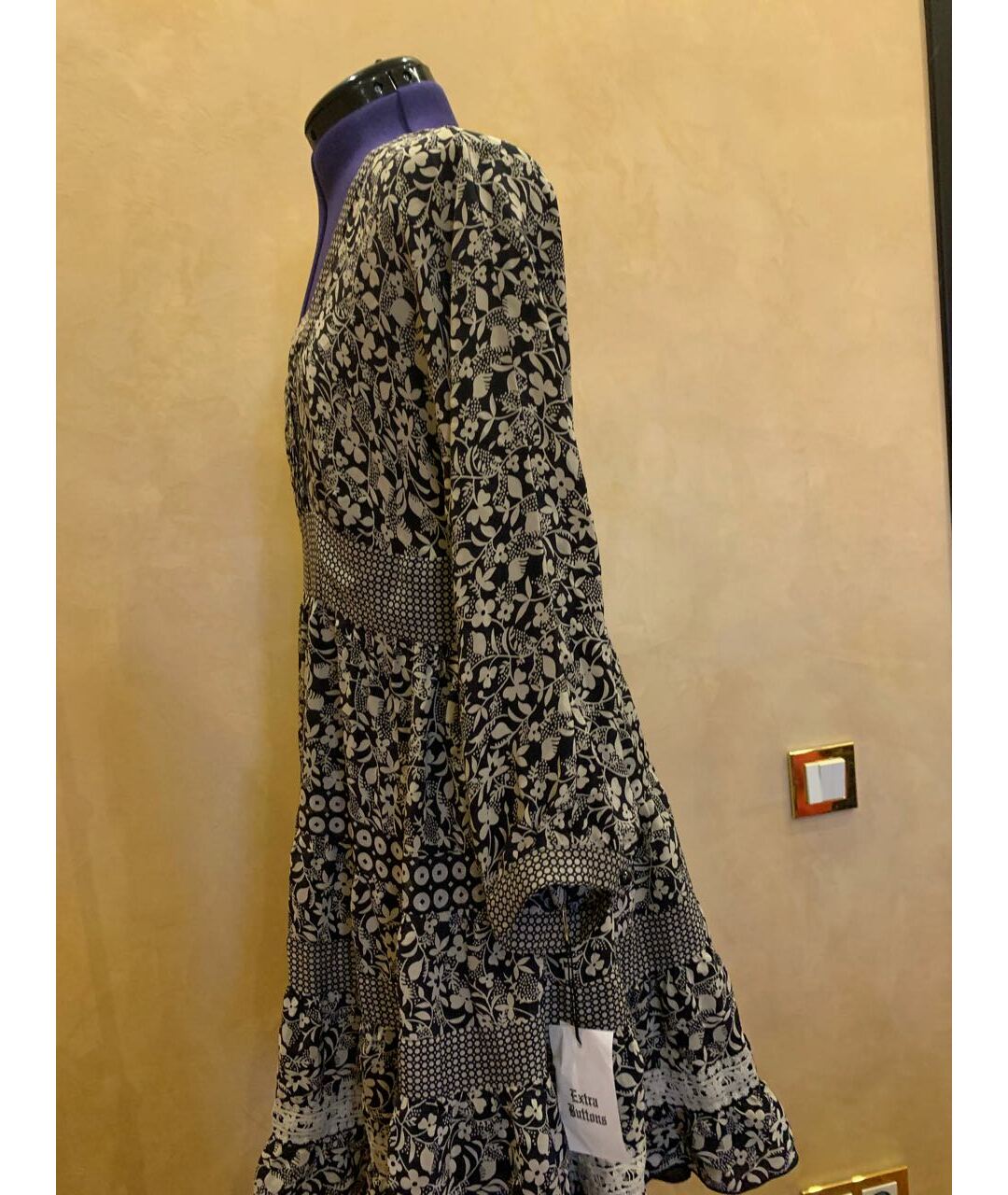 ANNA SUI Мульти шелковое платье, фото 6