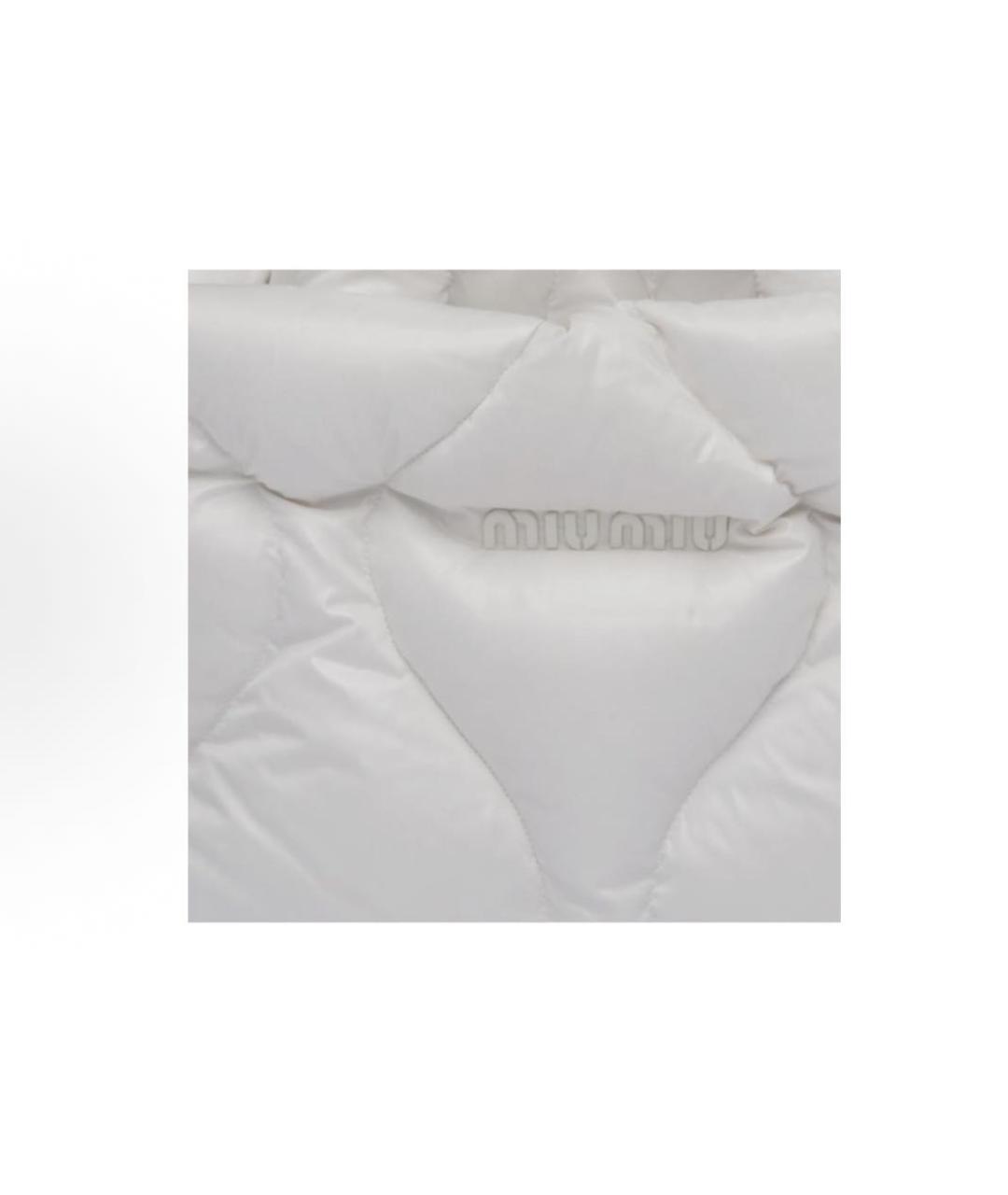 MIU MIU Белая дорожная/спортивная сумка, фото 4