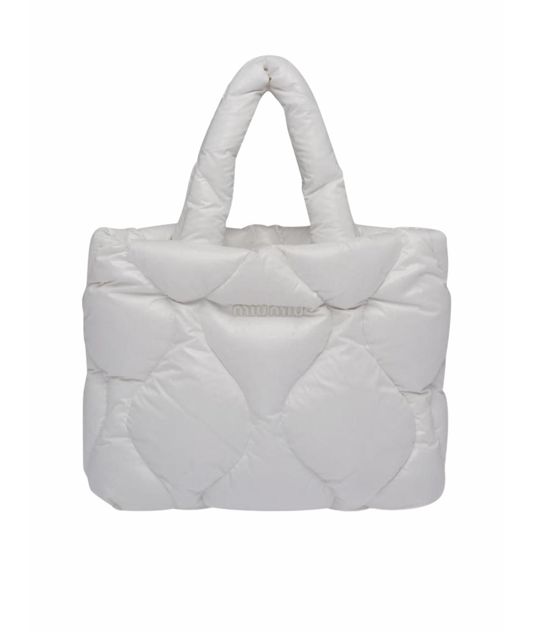 MIU MIU Белая дорожная/спортивная сумка, фото 1