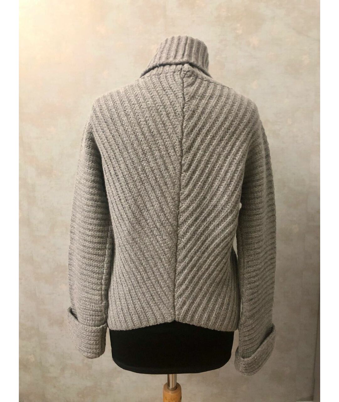 ADAM LIPPES Серый шерстяной джемпер / свитер, фото 2