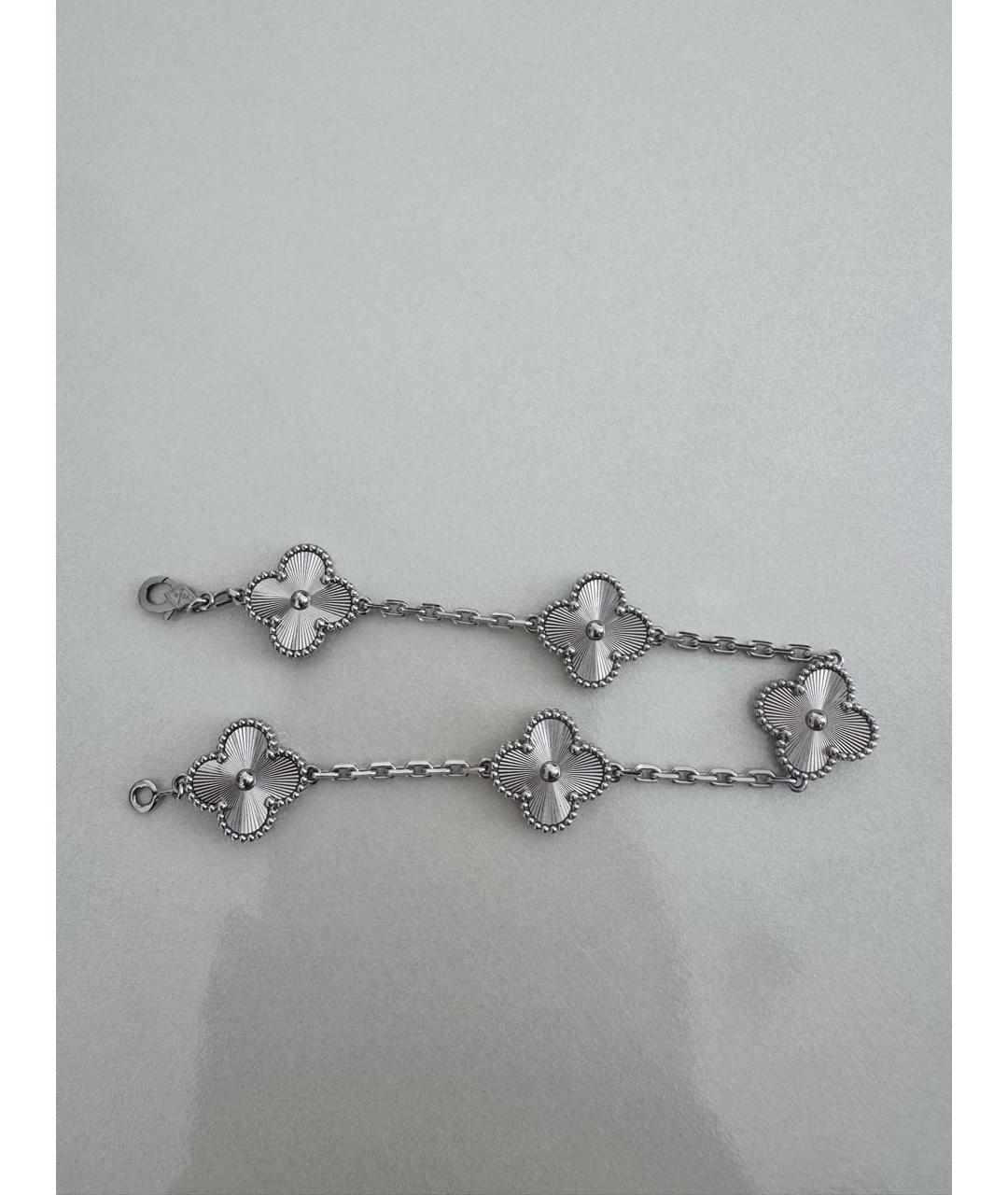 VAN CLEEF & ARPELS Серебрянный браслет из белого золота, фото 3