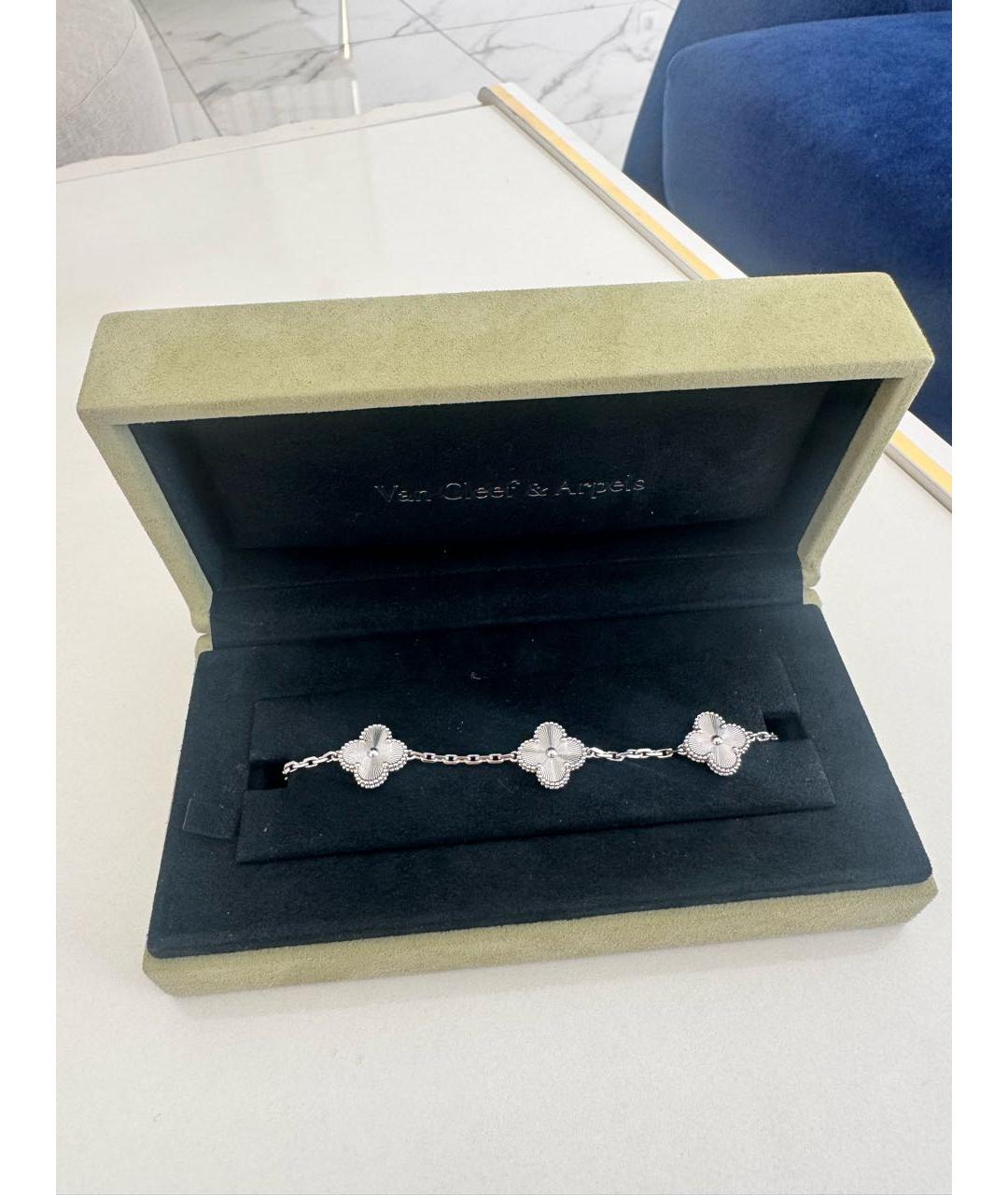 VAN CLEEF & ARPELS Серебрянный браслет из белого золота, фото 6
