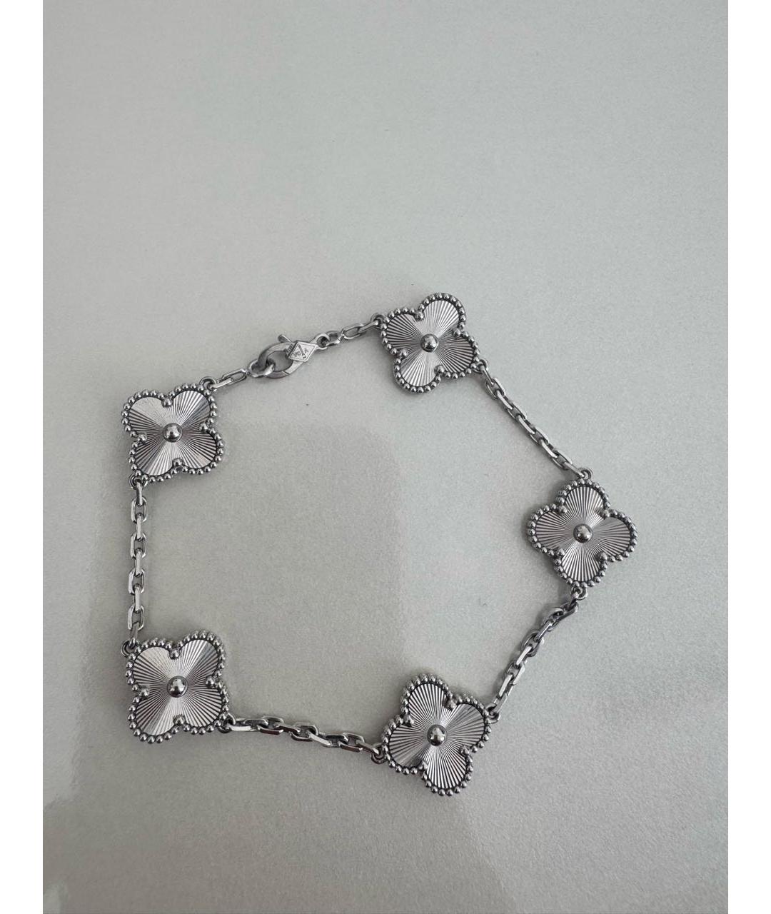 VAN CLEEF & ARPELS Серебрянный браслет из белого золота, фото 2