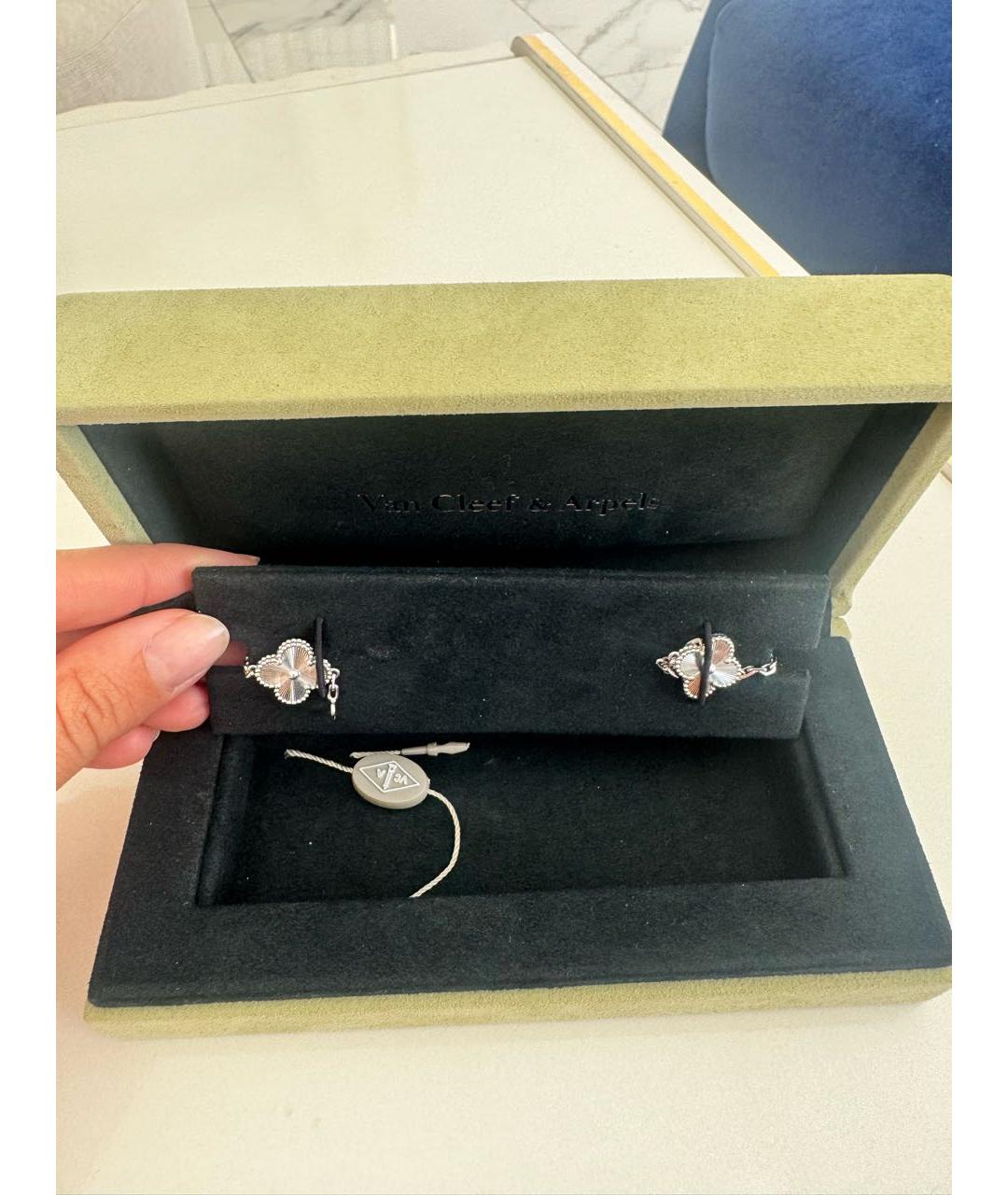 VAN CLEEF & ARPELS Серебрянный браслет из белого золота, фото 7