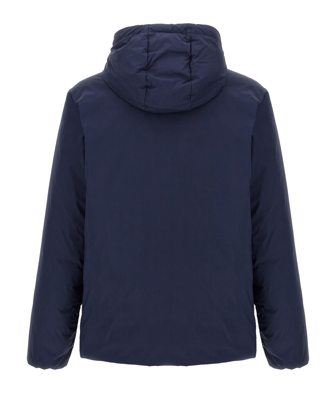 MONCLER Синяя полиамидовая куртка, фото 2