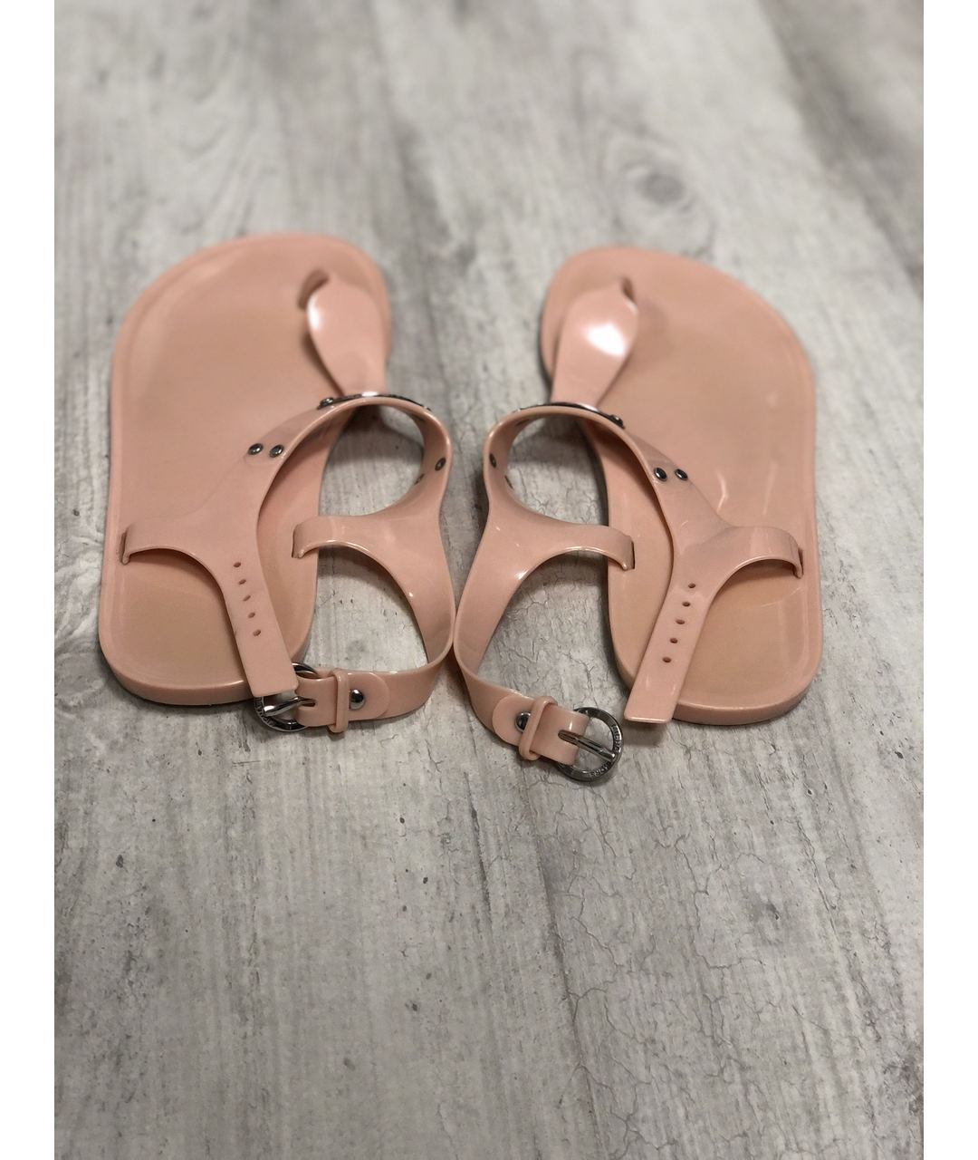 MICHAEL KORS Розовые резиновые сандалии, фото 4