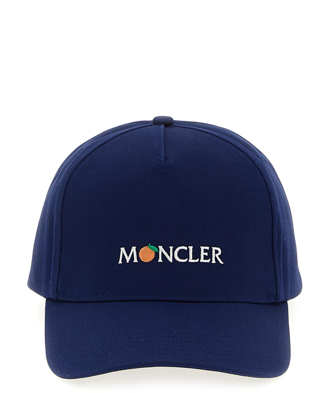 MONCLER Синяя хлопковая кепка/бейсболка, фото 1