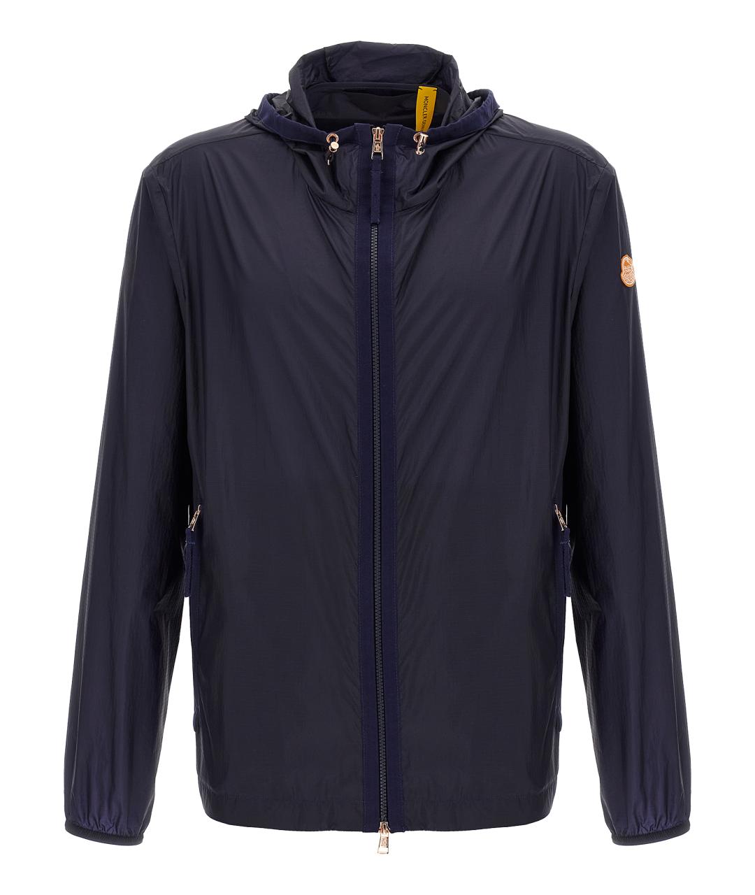 MONCLER Синяя полиамидовая куртка, фото 1