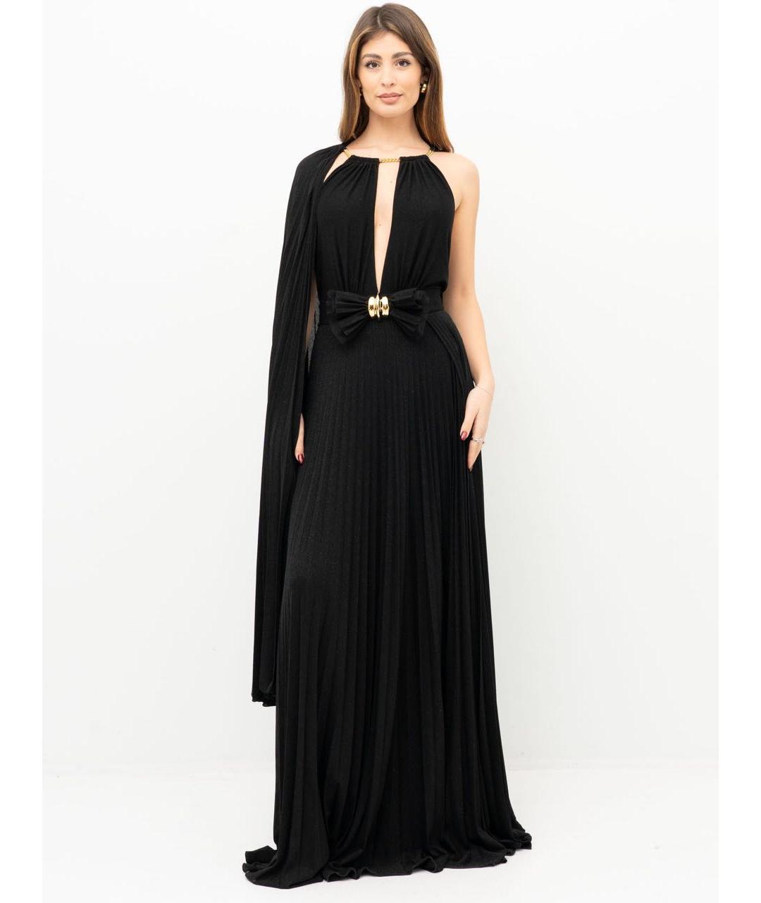 ELISABETTA FRANCHI Черное вечернее платье, фото 9
