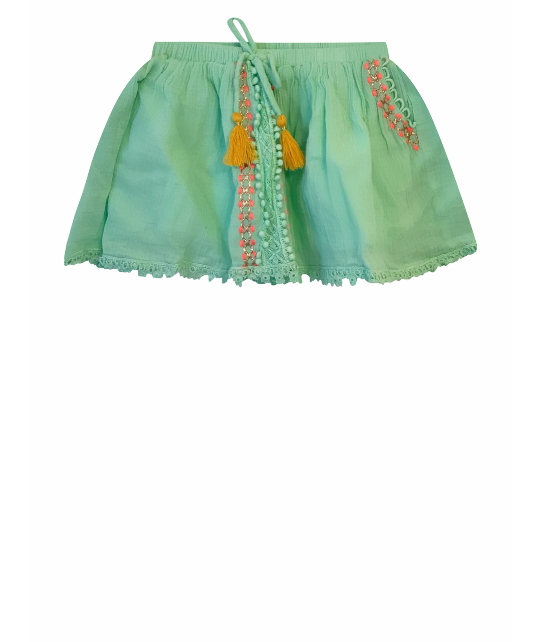LOUISE MISHA Зеленая хлопковая юбка, фото 1