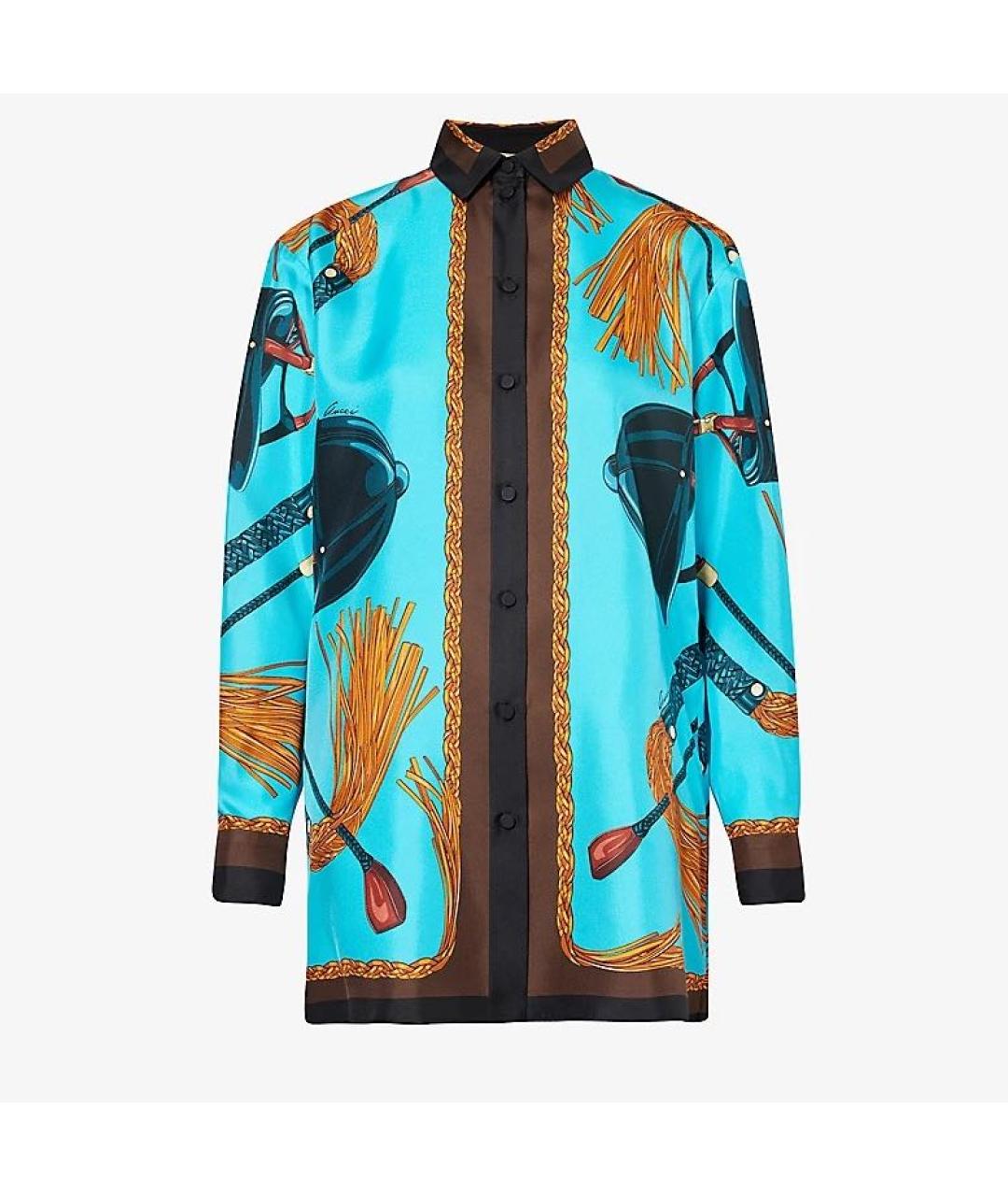 GUCCI Шелковая блузы, фото 2