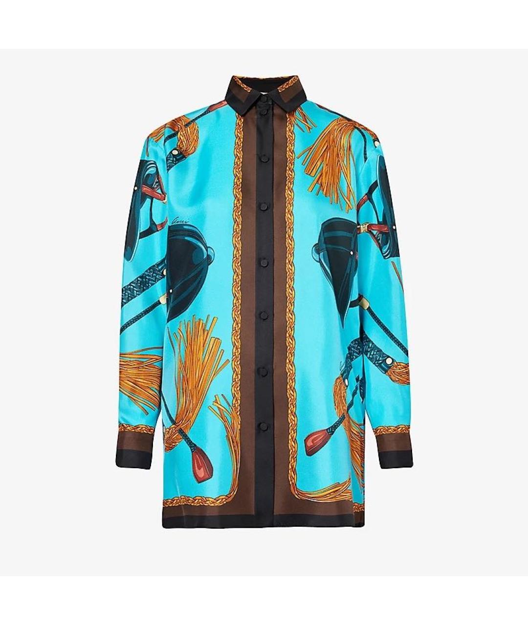 GUCCI Шелковая блузы, фото 3