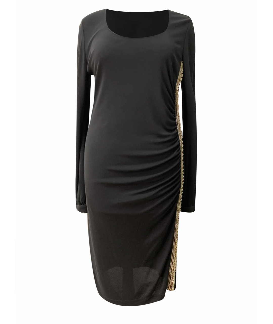 CAVALLI CLASS Черное вискозное платье, фото 1